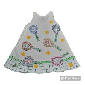 Vintage Campers Handpainted Clothing Women's Tennis Top Size Small Oversize